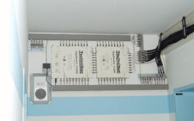 ZF-Verteilung in einem MFHs für 2 Satelliten und 40 Anschlüssen